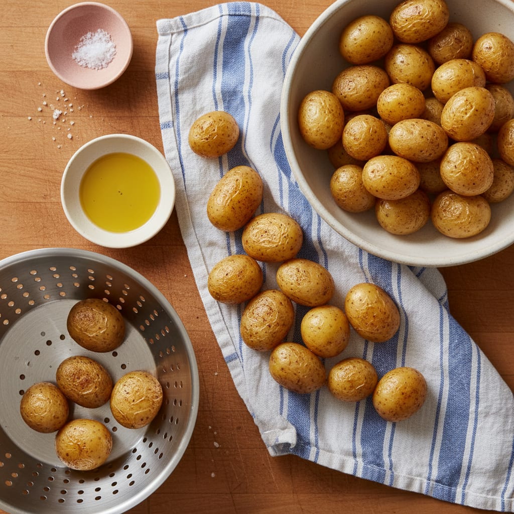 Tinned Potatoes in the Air Fryer (Yes, Really)