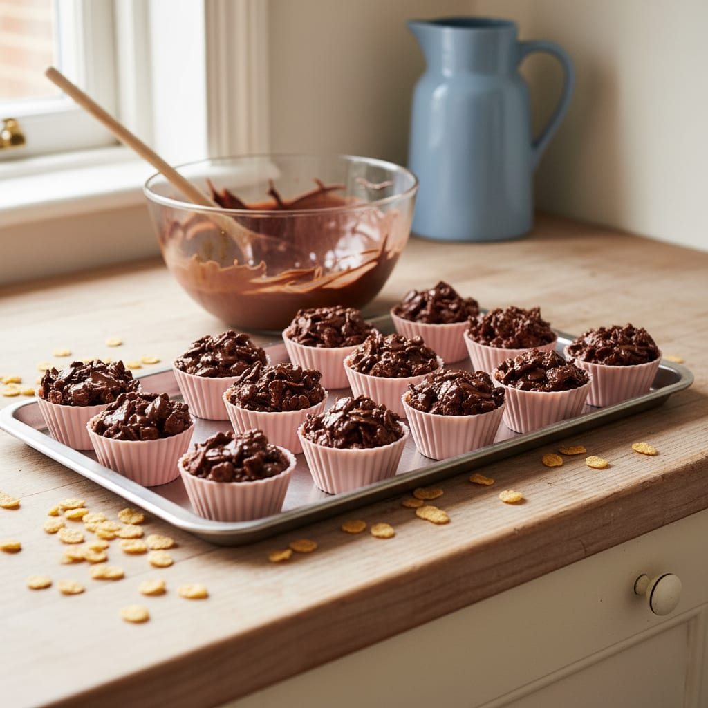 Chocolate Cornflake Cakes Kids Can Make Themselves