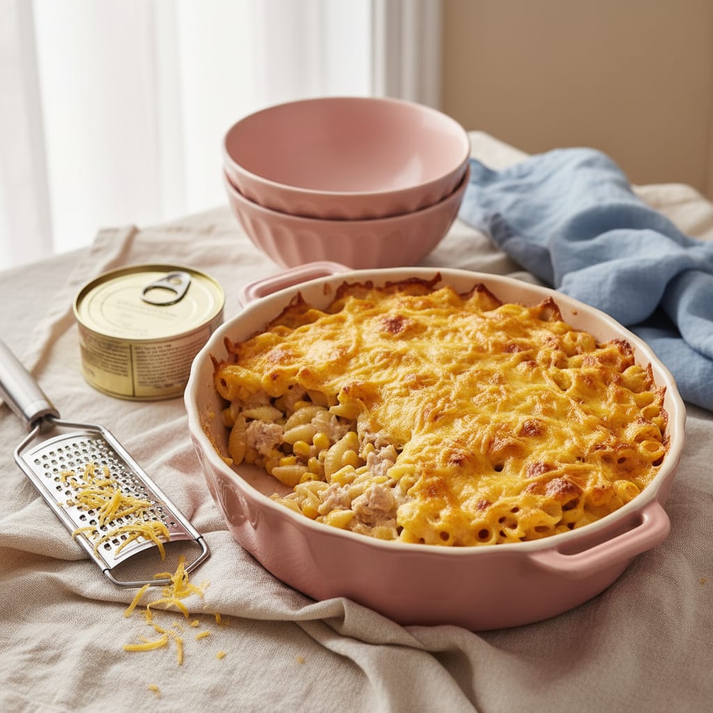 Easy Tuna Pasta Bake the Whole Family Eats